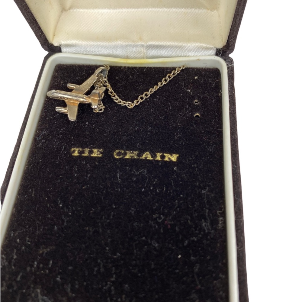 Vintage Pierre Cardin Tie Chain Airplane - Picture 2 of 3